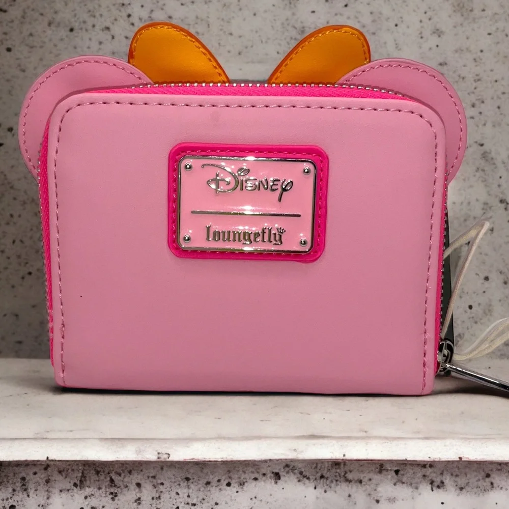 Pastel Ghost Minnie Mouse Glow-in-the-Dark Backpack and Matching Zip Wal… - Picture 7 of 9